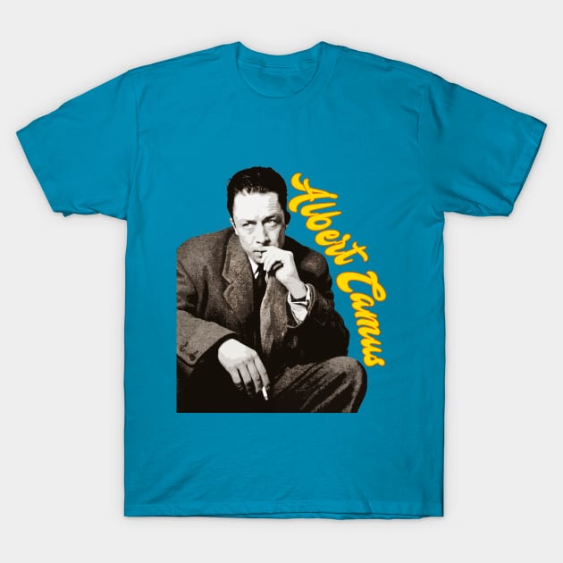 Albert Camus Existentialist T-Shirt by DankFutura